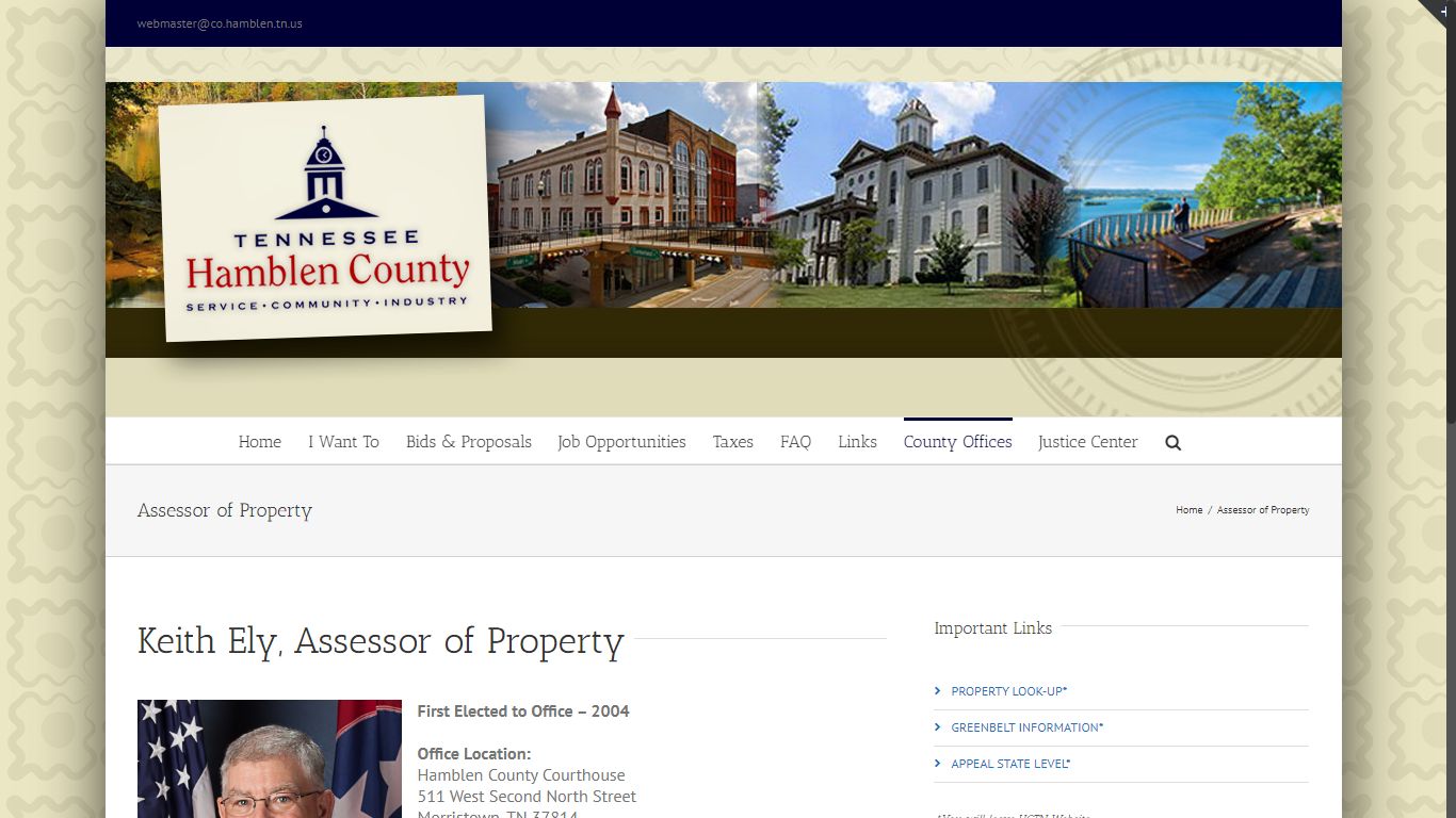 Assessor of Property - Hamblen County Government